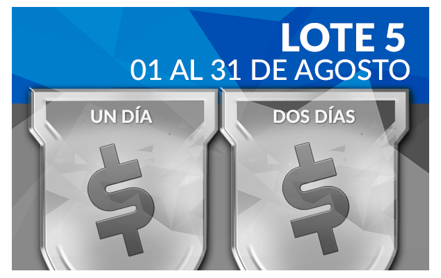 Comprá tu entrada en Agosto