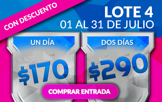 Comprá tu entrada en Julio