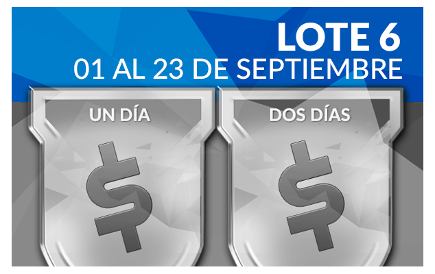 Comprá tu entrada en Septiembre